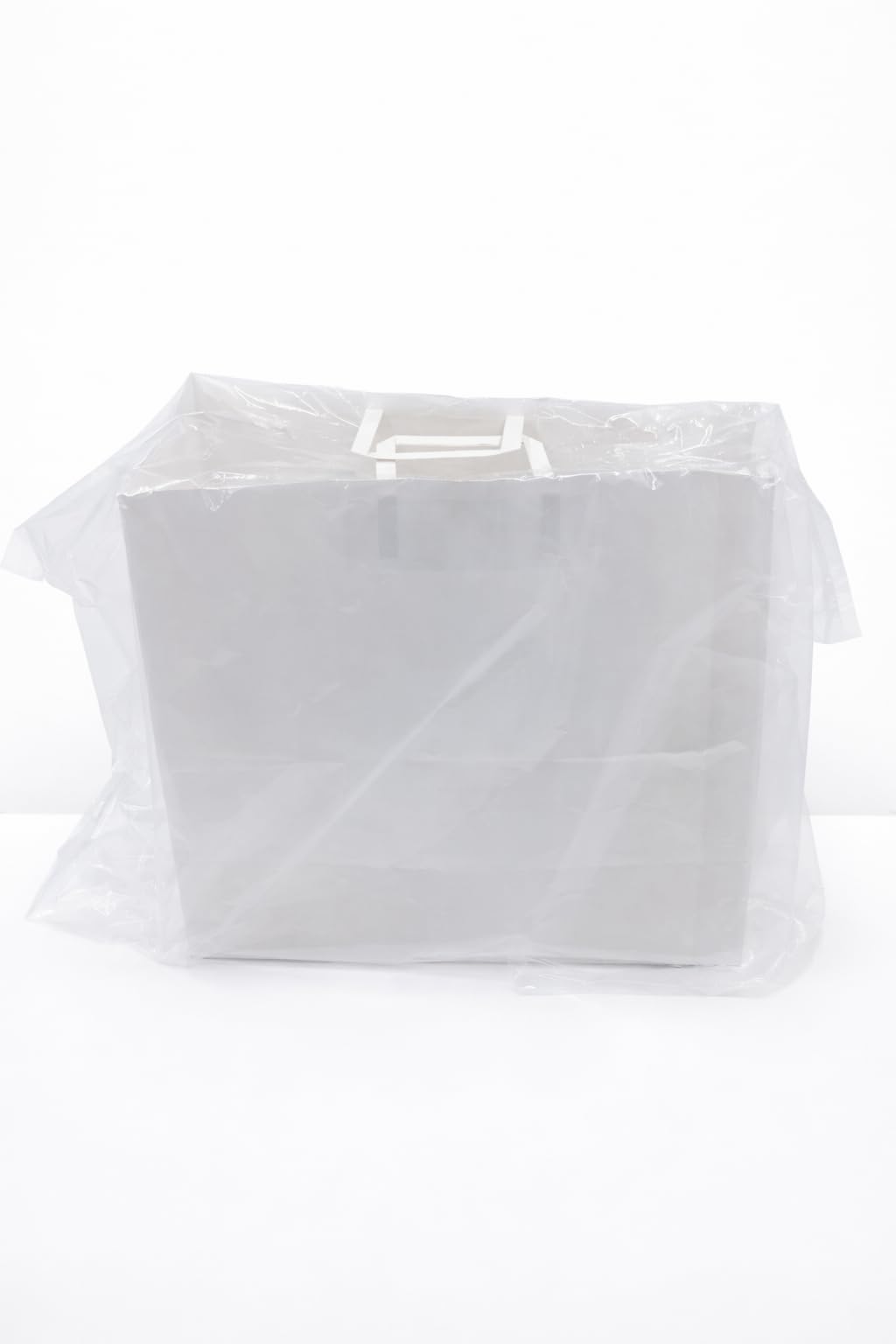 大セール！白台紙、カバー3セット Amazon.co.jp: スーパーバッグ 紙手提げ袋用 雨カバー (マチなし) 850